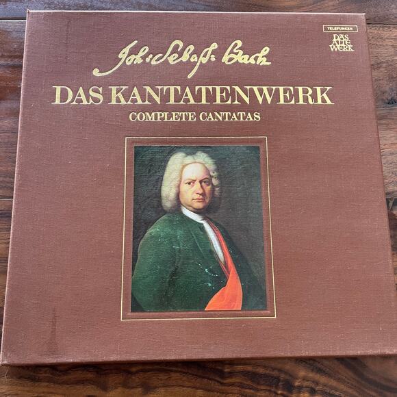 J.S. Bach Das Kantatenwerk Complete Cantatas Vol 5 LP Box Set 1972 Telefunken - Picture 1 of 9